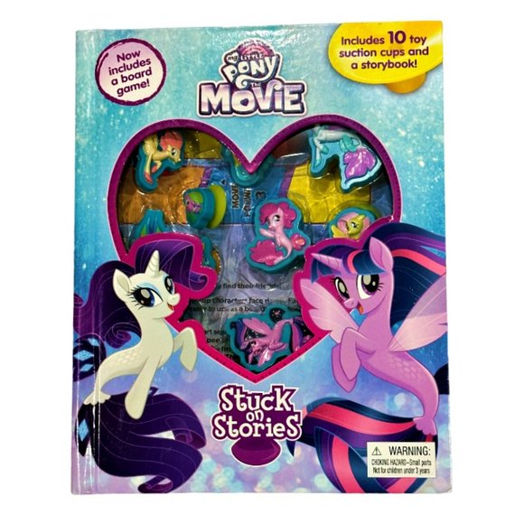 My Little Pony Lot: Stuck on Stories Game & Book + Around Equestria 7 in 1 Book - Picture 2 of 15